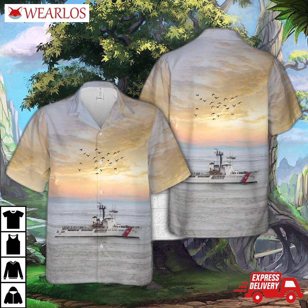 Uscgc Active Wmec-618 Hawaiian Shirt