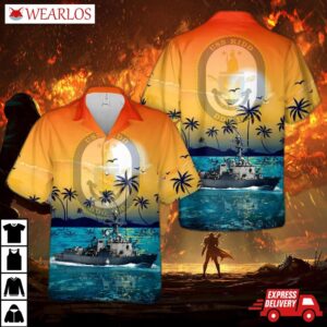 Uss Kidd (ddg-100) Hawaiian Shirt