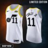 Utah Jazz 11 Mike Conley Jr. White Jersey -23 Association Edition