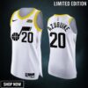 Utah Jazz 20 Udoka Azubuike White Jersey -23 Association Edition