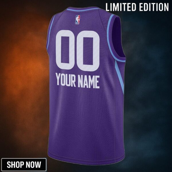 Utah Jazz Nike City Edition Swingman Jersey - Custom Unisex