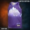 Utah Jazz Nike City Edition Swingman Jersey - Custom Youth