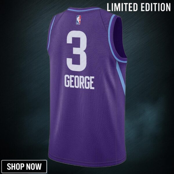 Utah Jazz Nike City Edition Swingman Jersey - Purple Keyonte George Unisex