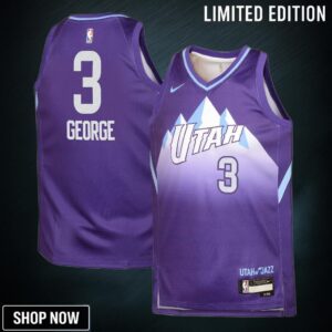 Utah Jazz Nike City Edition Swingman Jersey - Purple Keyonte George Youth