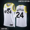 Utah Jazz Walker Kessler 24 -23 Association Edition White Jersey