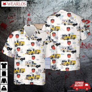 Utah Murray City Fire Department Hawaiian Shirt