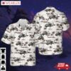 Vietnam Era Uh-60 Blackhawk Helicopter Hawaiian Shirt