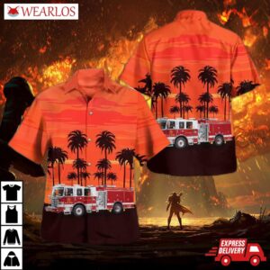 Virginia, Arlington County Fire Department Hawaiian Shirt