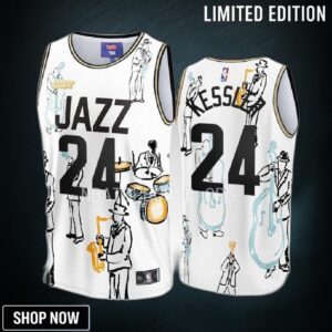 Walker Kessler 24 Utah Jazz & Kidsuper Studios Unisex Hometown Jersey