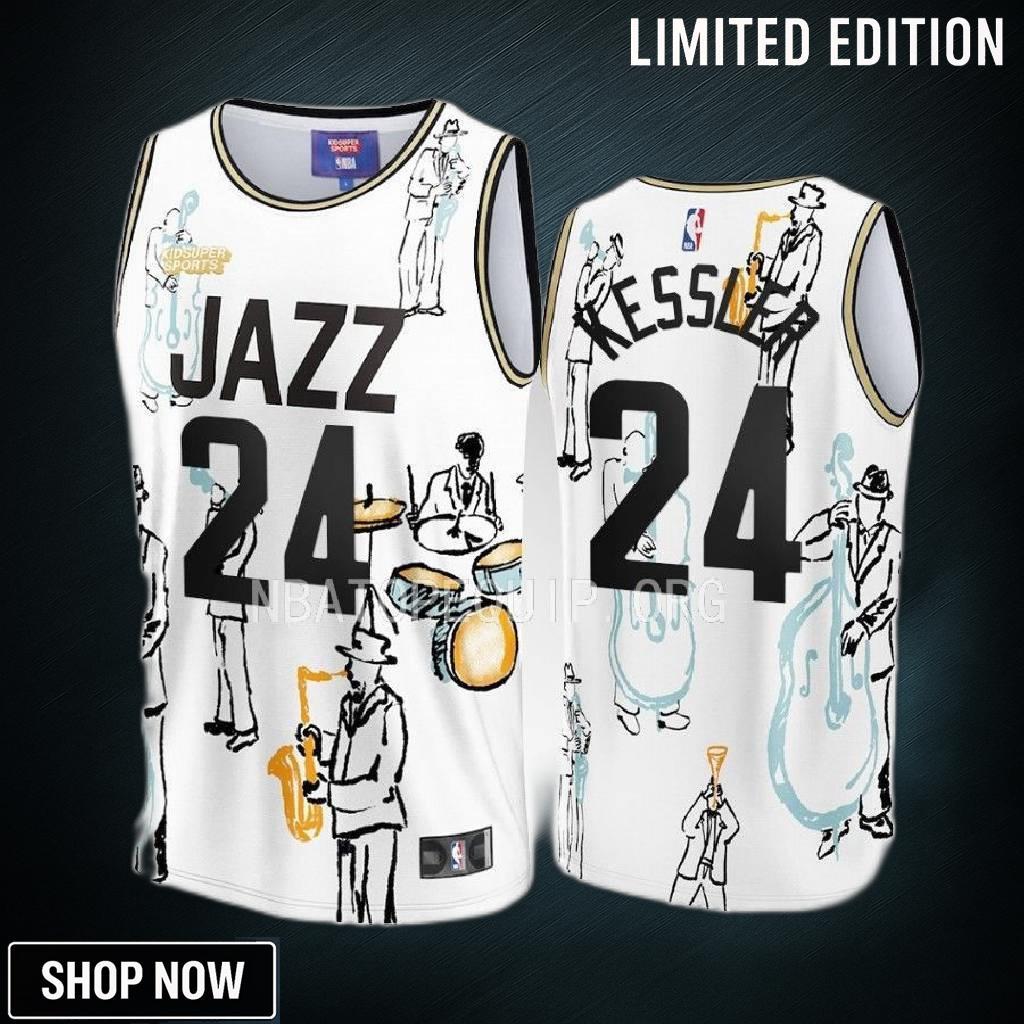 Walker Kessler 24 Utah Jazz & Kidsuper Studios Unisex Hometown Jersey