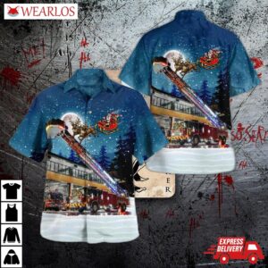 Walpole, Massachusetts, Walpole Fire Department Christmas Hawaiian Shirt
