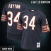 Walter Payton Chicago Bears Mitchell And Ness 1985 Authentic Throwback Retired Player Jersey Navy Nfl