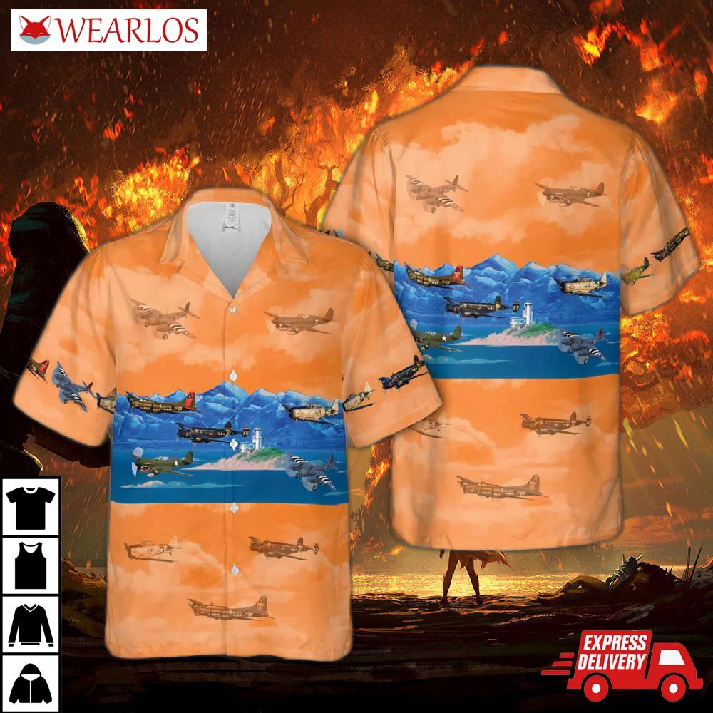 Warbirds Wwii Planes Hawaiian Shirt
