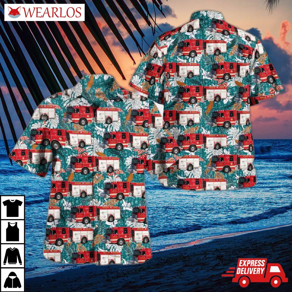 Warren Township Fire Department, Indiana Hawaiian Shirt