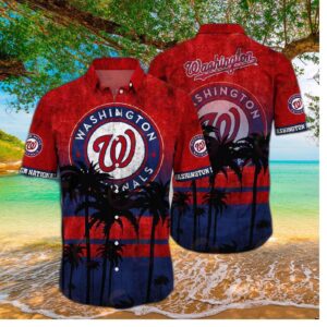 Washington Nationals Capital Paradise Hawaiian Shirt