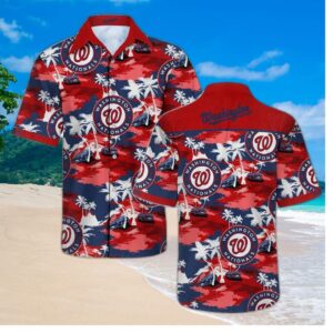 Washington Nationals Coastal Dream Hawaiian Shirt