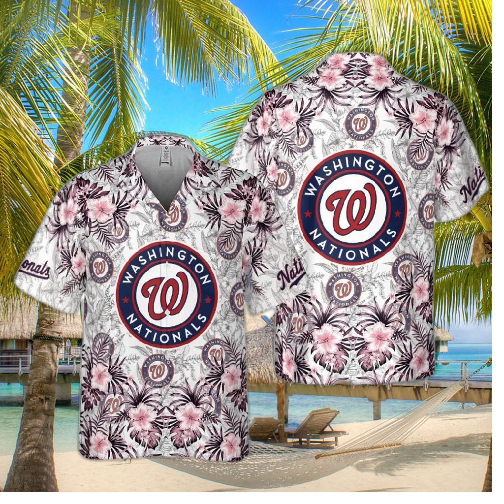 Washington Nationals Coastal Paradise Hawaiian Shirt