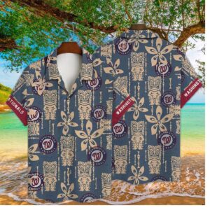 Washington Nationals Island Escape Hawaiian Shirt