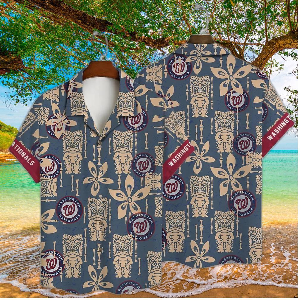 Washington Nationals Island Escape Hawaiian Shirt