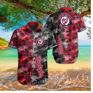 Washington Nationals Island Getaway Hawaiian Shirt