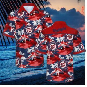 Washington Nationals Ocean Breeze Hawaiian Shirt