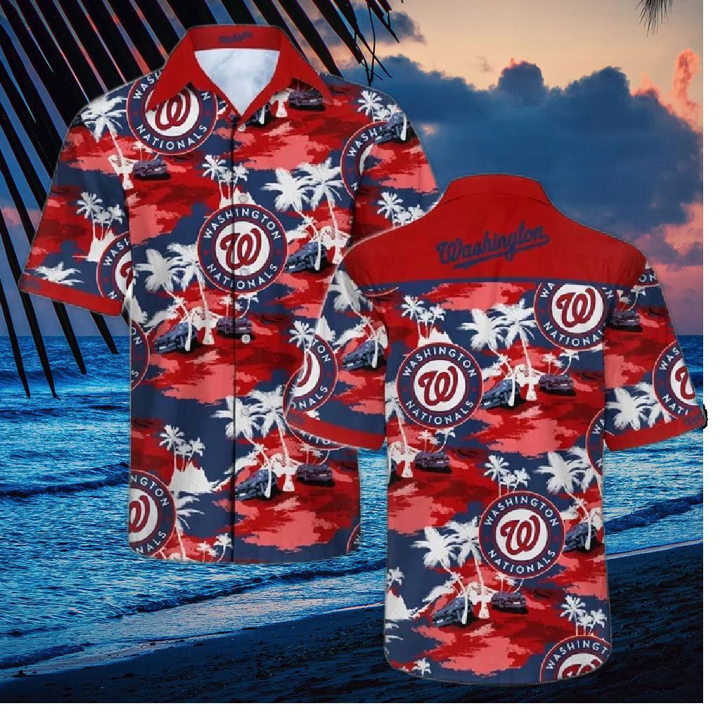 Washington Nationals Ocean Breeze Hawaiian Shirt
