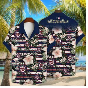 Washington Nationals Paradise Cove Hawaiian Shirt