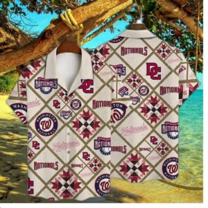 Washington Nationals Seaside Spirit Hawaiian Shirt
