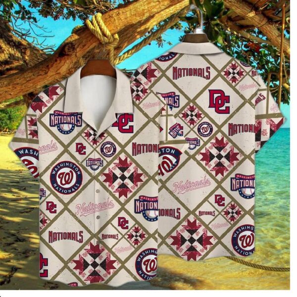Washington Nationals Seaside Spirit Hawaiian Shirt