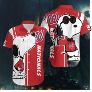 Washington Nationals Snoopy Lover Hawaiian Shirt