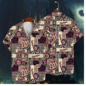 Washington Nationals Summer Breeze Hawaiian Shirt