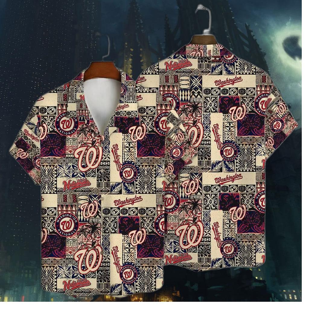 Washington Nationals Summer Breeze Hawaiian Shirt