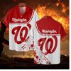 Washington Nationals Sunset Palms Hawaiian Shirt