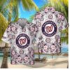 Washington Nationals Sunset Retreat Hawaiian Shirt