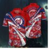 Washington Nationals Wave Breaker Hawaiian Shirt