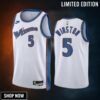 Washington Wizards Cassius Winston 5 -23 Classic Edition White Jersey Swingman