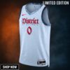 Washington Wizards Nike City Edition Swingman Jersey - Blue Bilal Coulibaly Unisex