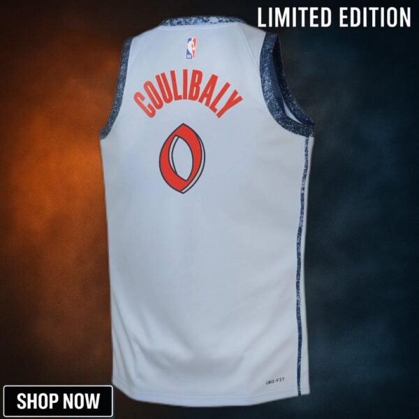 Washington Wizards Nike City Edition Swingman Jersey - Blue Bilal Coulibaly Youth