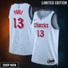 Washington Wizards Nike City Edition Swingman Jersey - Blue Jordan Poole Unisex