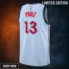 Washington Wizards Nike City Edition Swingman Jersey - Blue Jordan Poole Unisex