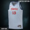 Washington Wizards Nike City Edition Swingman Jersey - Blue Jordan Poole Youth