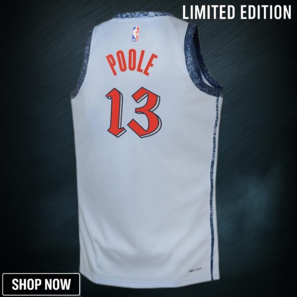 Washington Wizards Nike City Edition Swingman Jersey - Blue Jordan Poole Youth