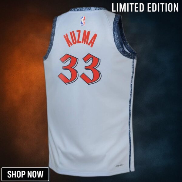 Washington Wizards Nike City Edition Swingman Jersey - Blue Kyle Kuzma Youth