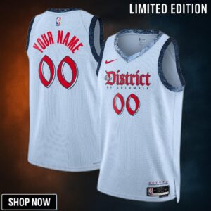 Washington Wizards Nike City Edition Swingman Jersey - Custom Unisex