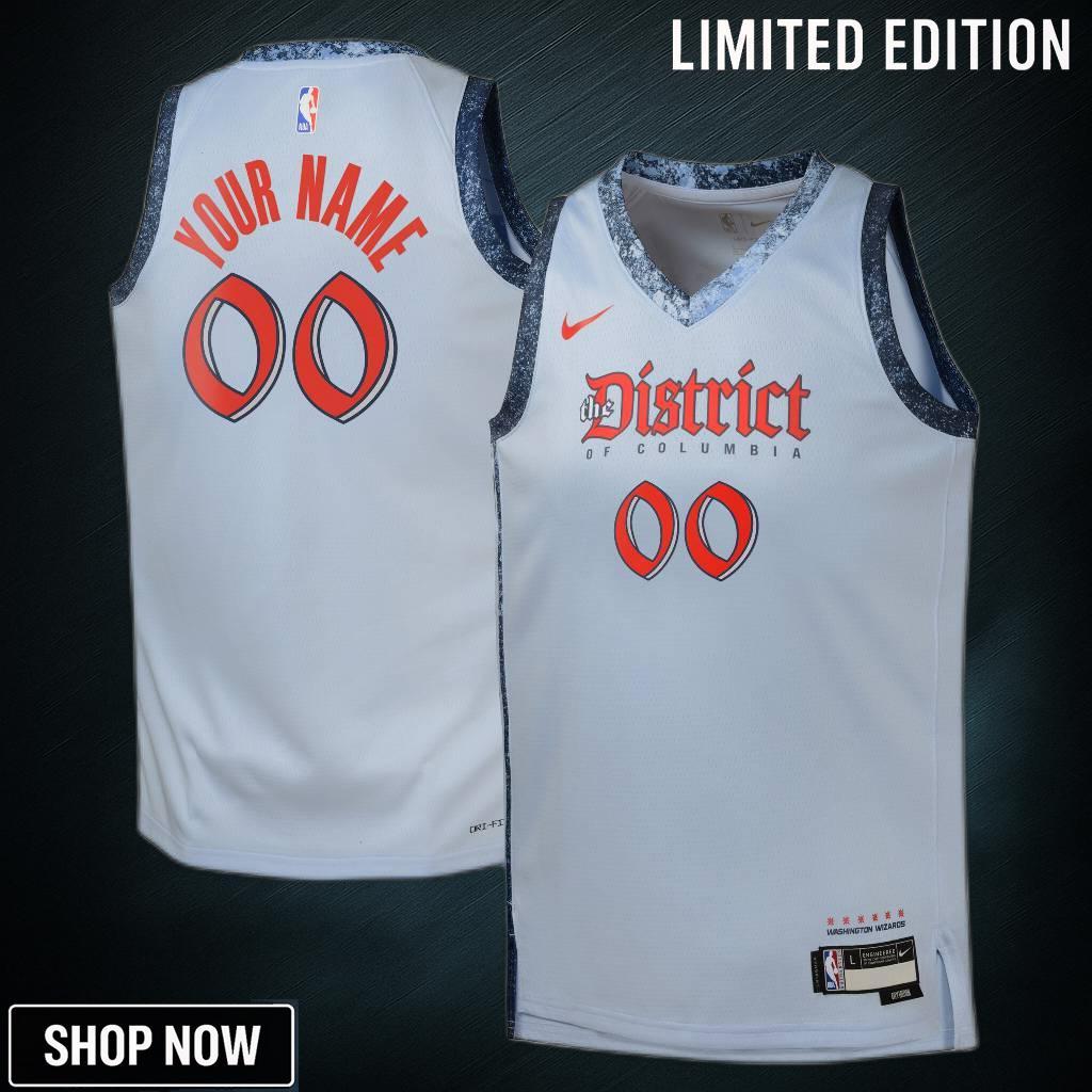 Washington Wizards Nike City Edition Swingman Jersey - Custom Youth