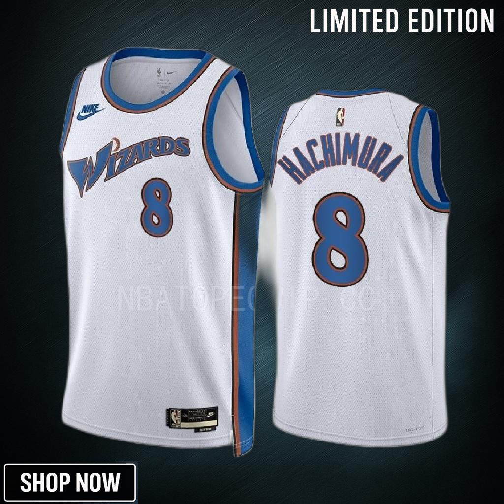 Washington Wizards Rui Hachimura 8 -23 Classic Edition White Jersey Swingman