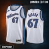 Washington Wizards Taj Gibson 67 -23 Classic Edition White Jersey Swingman