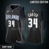 Wendell Carter 34 -23 Orlando Magic Black City Edition Men Jersey Swingman