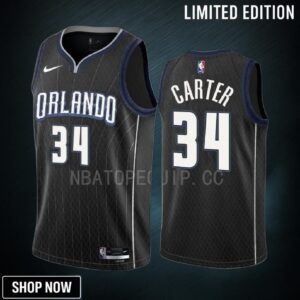 Wendell Carter 34 -23 Orlando Magic Black City Edition Men Jersey Swingman