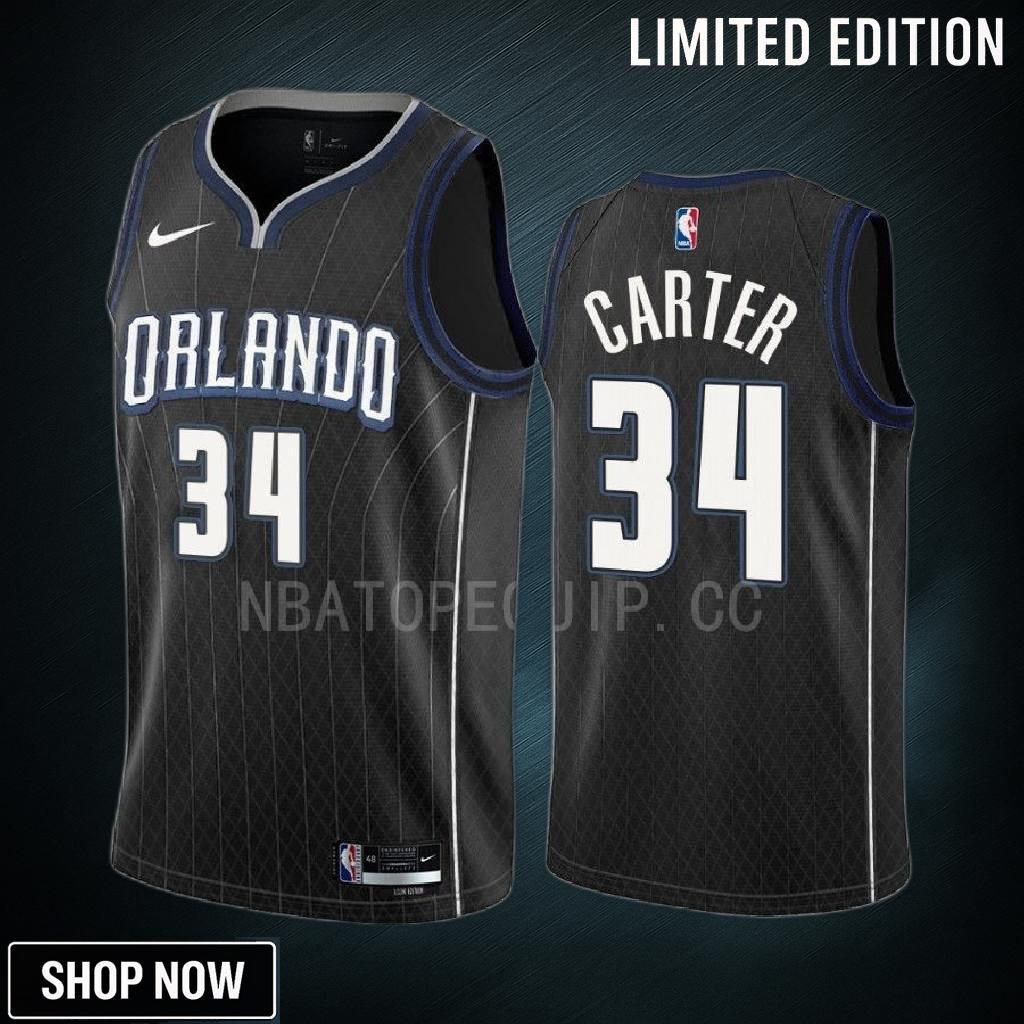 Wendell Carter 34 -23 Orlando Magic Black City Edition Men Jersey Swingman